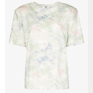 Frankie Shop Pastel Marble Print Short Sleeve Tee